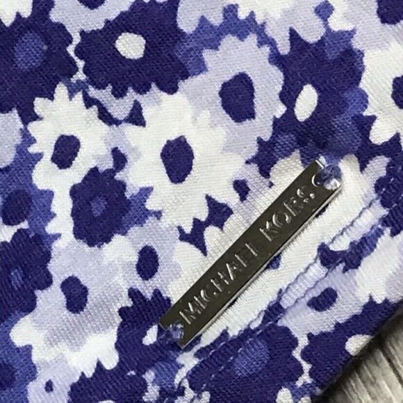 MICHAEL Michael Kors Purple & White Floral Off Shoulder Top - Picture 8 of 10